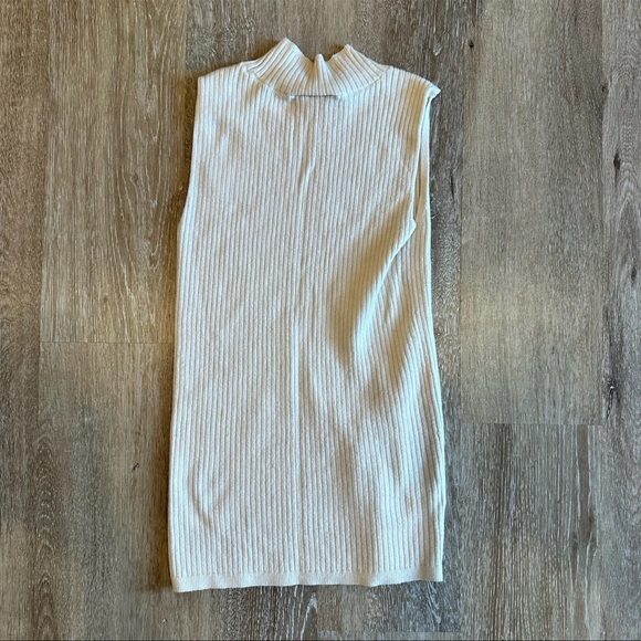 LOFT Cream Ribbed Tank Top - Picture 5 of 5
